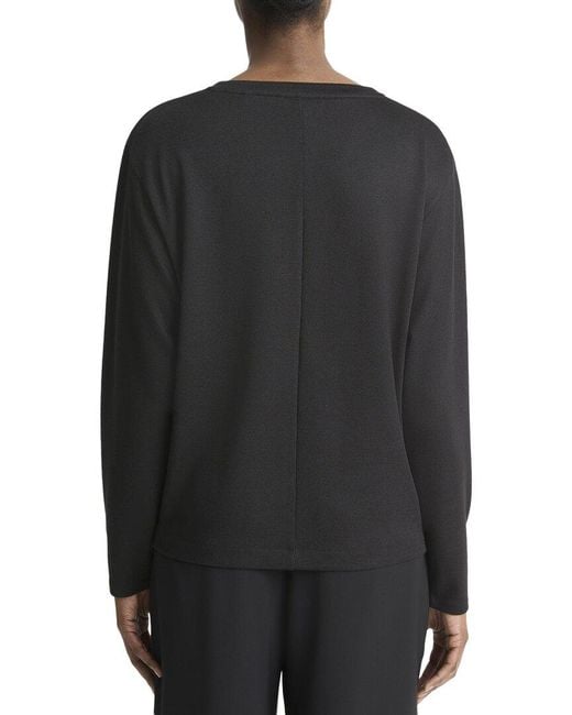 Vince Black Relaxed Top