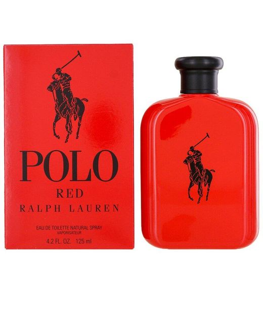 Ralph Lauren Red Polo 4.2Oz Edt Spray for men