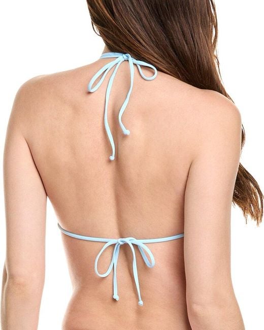 LSPACE Blue Space Del Prado Swim Top