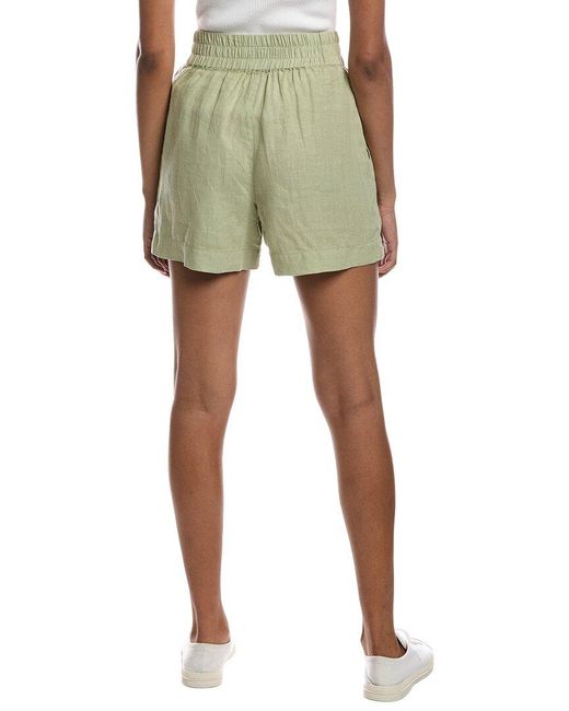 Michael Stars Green Mavis Linen Short