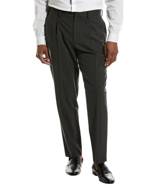 Theory Black Curtis Wool-blend Pant for men