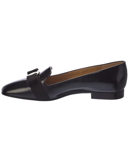 Ferragamo Blue Ferragamo Laufer Leather Loafer