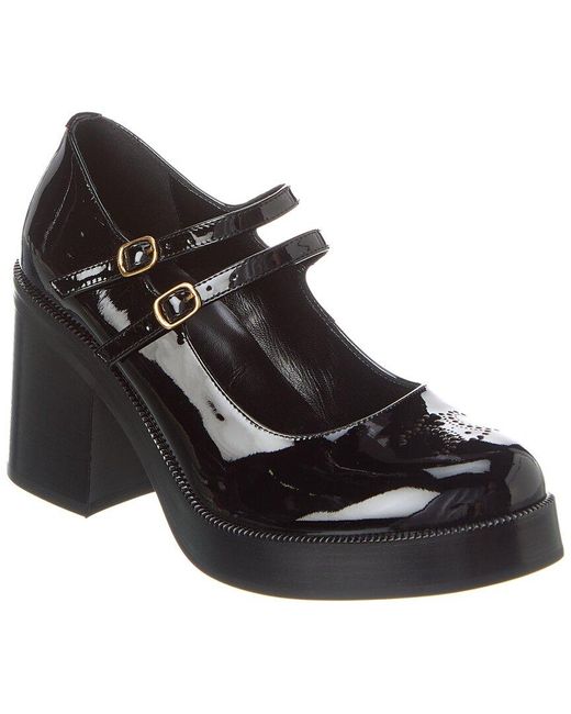 Céline Black Tess Babies Patent Pump