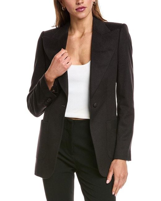Dolce & Gabbana Black Cashmere Blazer