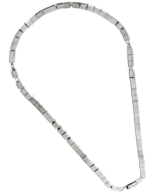 Gucci White Silver Necklace