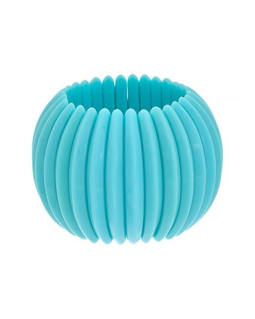 Kenneth Jay Lane Blue Stretch Bracelet