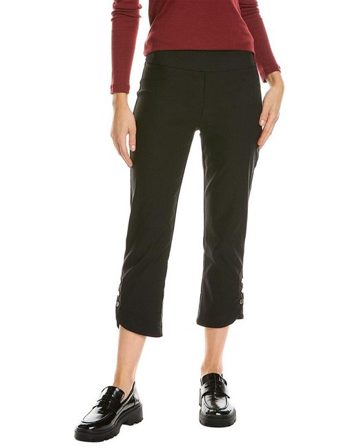 Joseph Ribkoff Capri Pant in Black Lyst