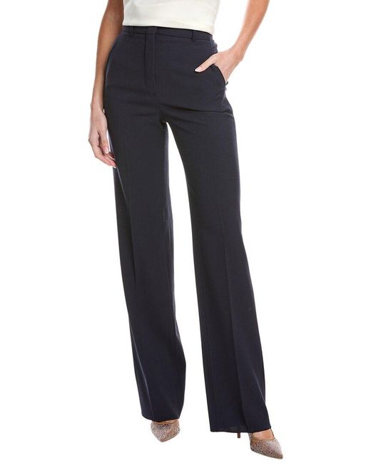Max Mara Blue Studio Agami Wool Trouser