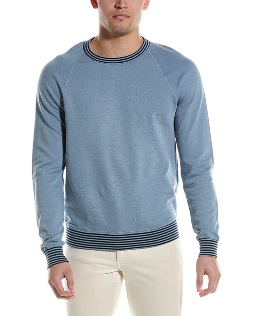 Save Khaki Blue Collegiate Fleece Crewneck Sweatshirt for men