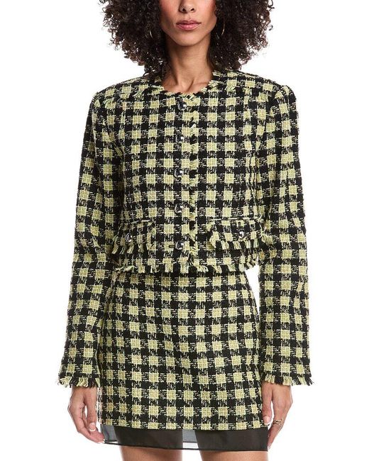 Toccin Green Lainey Cropped Jacket