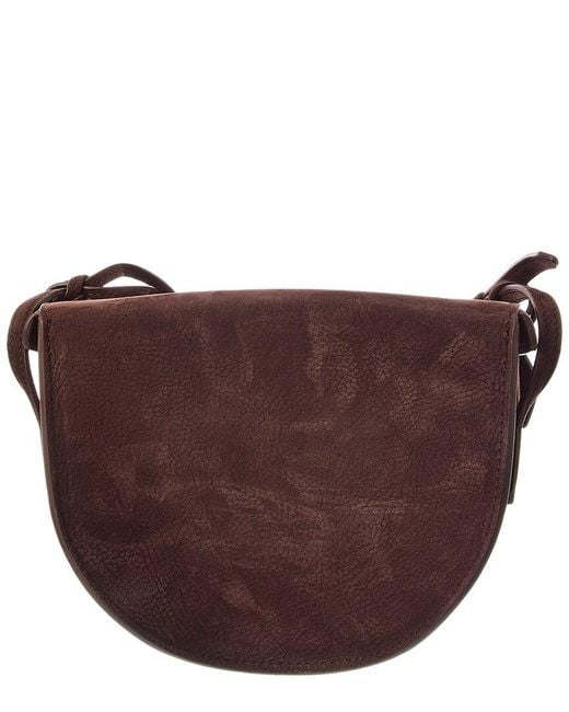 Alaïa Brown Alaïa Hip Suede Shoulder Bag