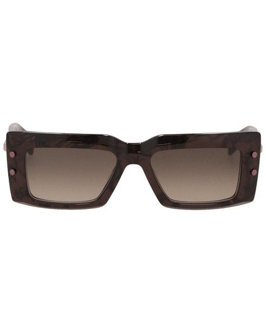 Balmain Brown Bps145 Mm Sunglasses