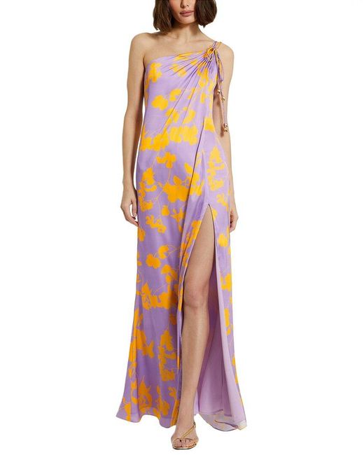 Mac Duggal Red Printed Gown