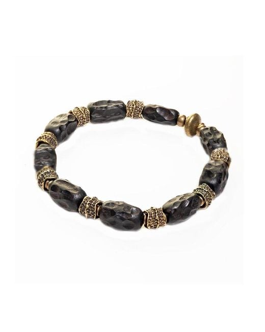 jean claude Metallic Dell Arte By Stretch Bracelet for men