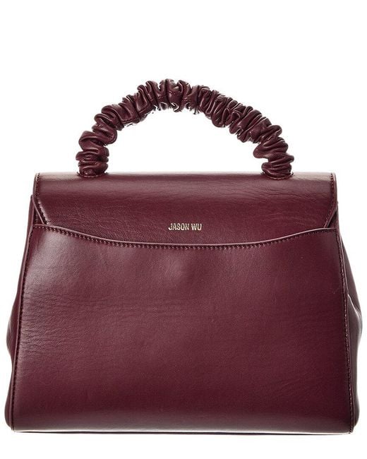 Jason Wu Purple Leather Satchel