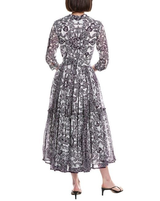 Samantha Sung White Melanie Shirtdress