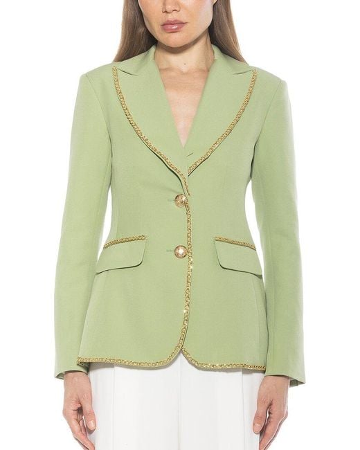 Alexia Admor Green Janet Blazer