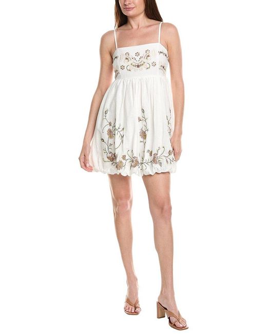 ANNA KAY White Geiorgina Mini Dress