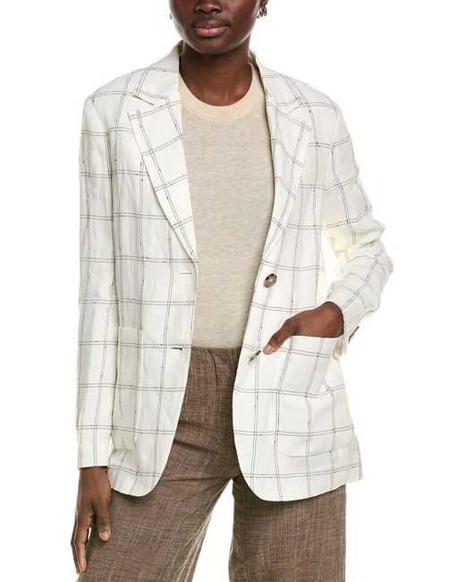 Peserico White Blazer