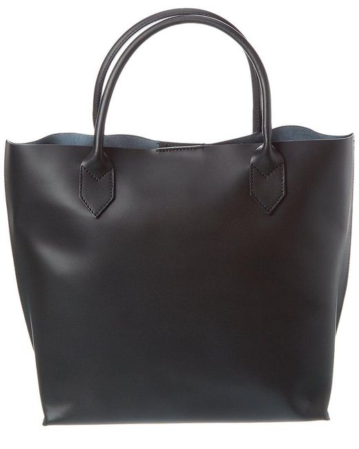 Italian Leather Black Top Handle Bag