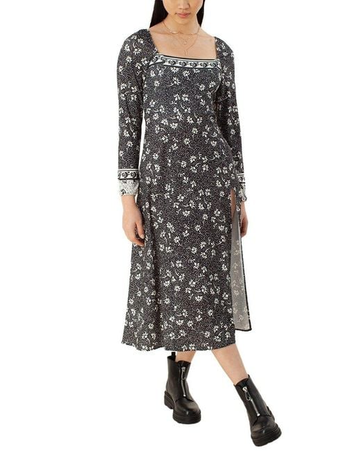 Hale Bob Black Midi Dress