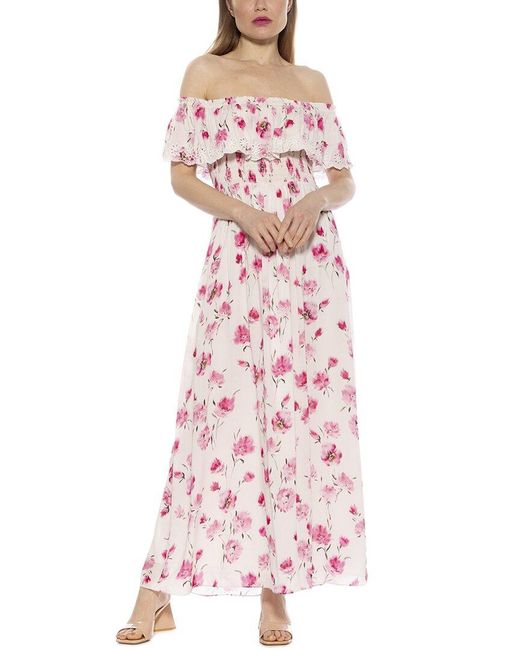 Alexia Admor Pink Katya A-line Dress