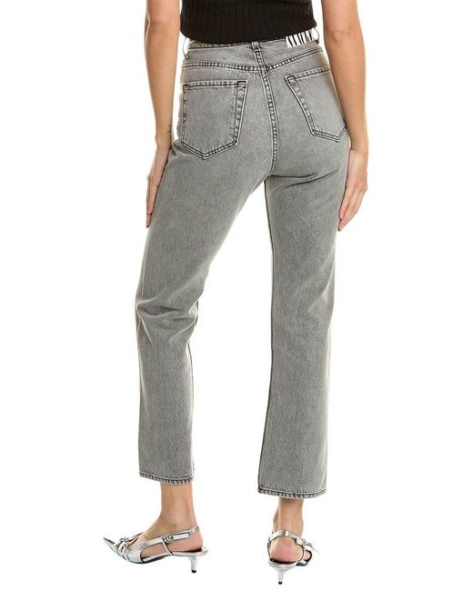 Mother Gray Denim Snacks! The Tippy Top Sweet Tooth One Bite Per Night Ankle Jean