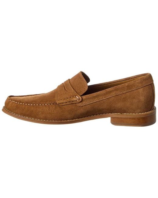 Donald J Pliner Brown Miles202 Suede Loafer for men