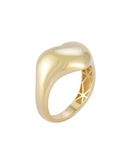 Ember Fine Jewelry White 14K Heart Dome Ring