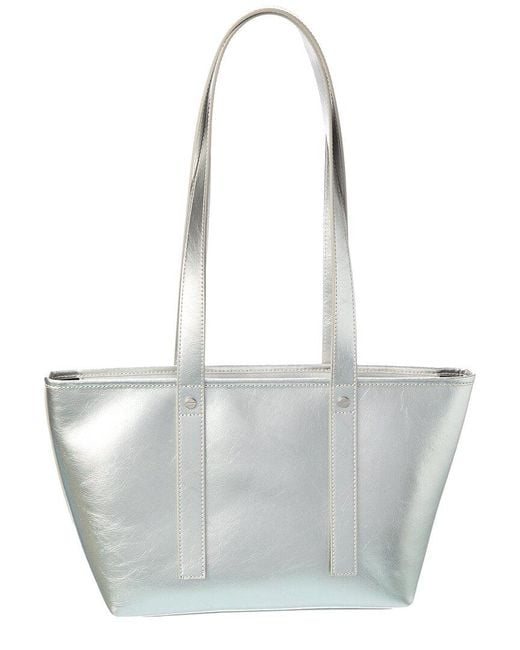 Off-White c/o Virgil Abloh White Off- Classic Day Off Small East West Leather Tote