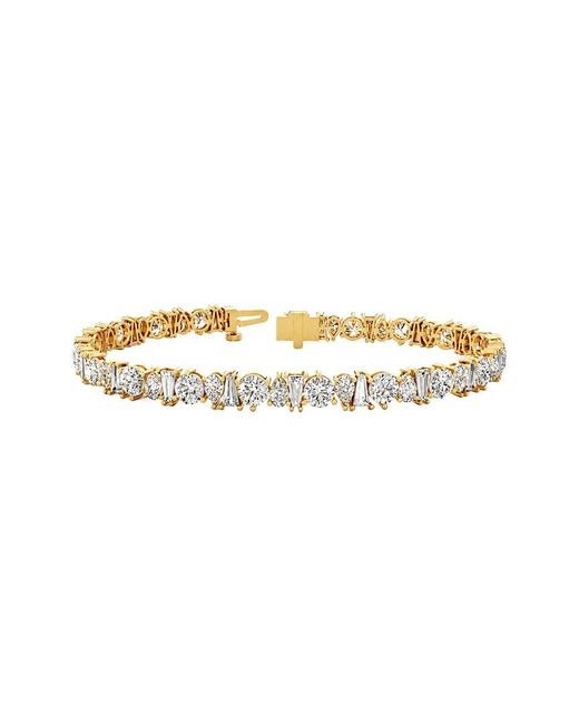 Lab Grown Diamonds White 14K 11.72 Ct. Tw. Lab-Grown Diamond Tennis Bracelet
