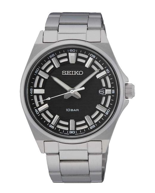 Seiko Gray Classic Watch for men