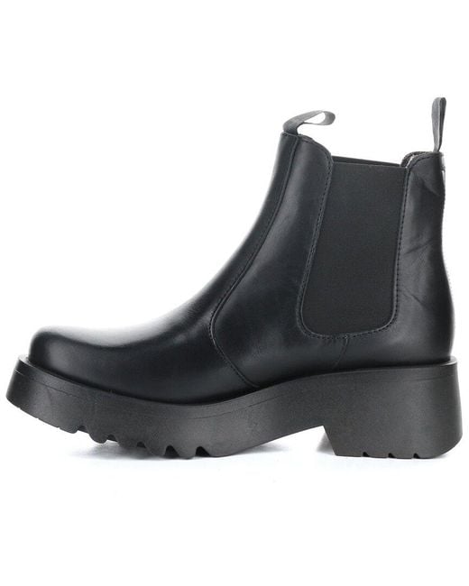 Fly London Black Medi Leather Boot