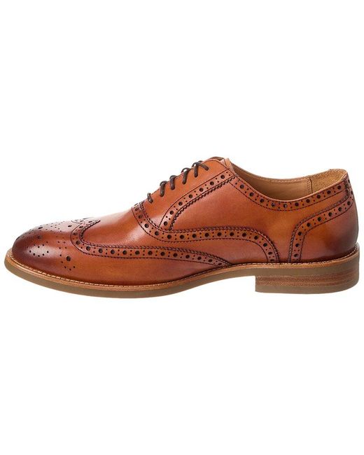 Warfield & Grand Brown Adams Leather Oxford for men