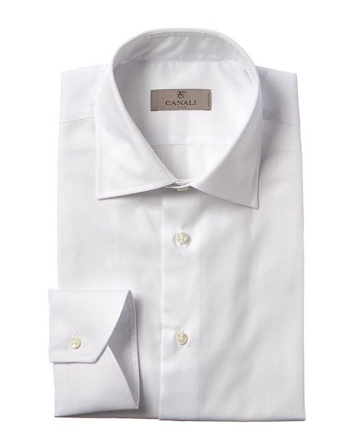 Canali White Dress Shirt for men
