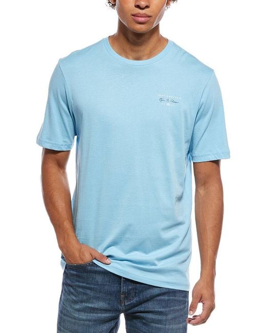 Travis Mathew Blue Gelato Tasting Shirt for men