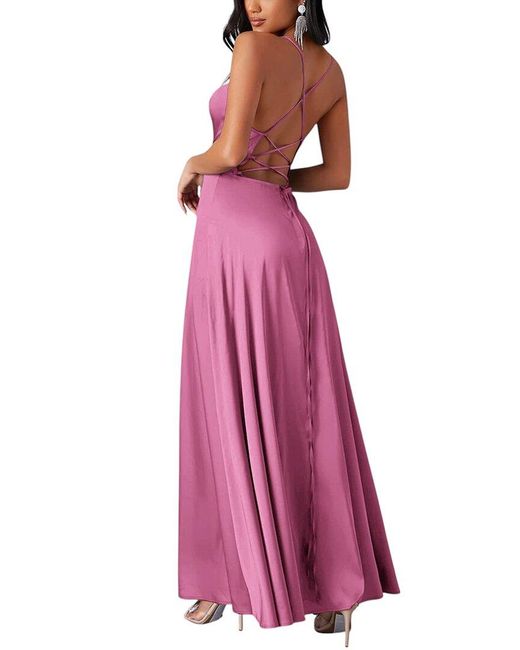 Vincent Purple Maxi Dress