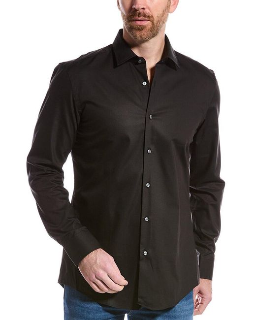 Boss black shirt 2025 slim fit