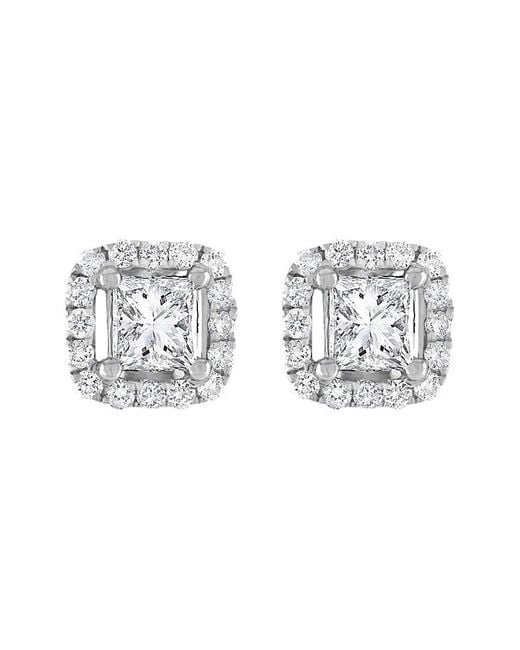 Diana M Metallic Fine Jewelry 14k 1.03 Ct. Tw. Diamond Studs