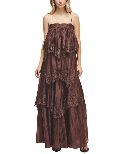 Olivia Taylor Brown Maxi Dress