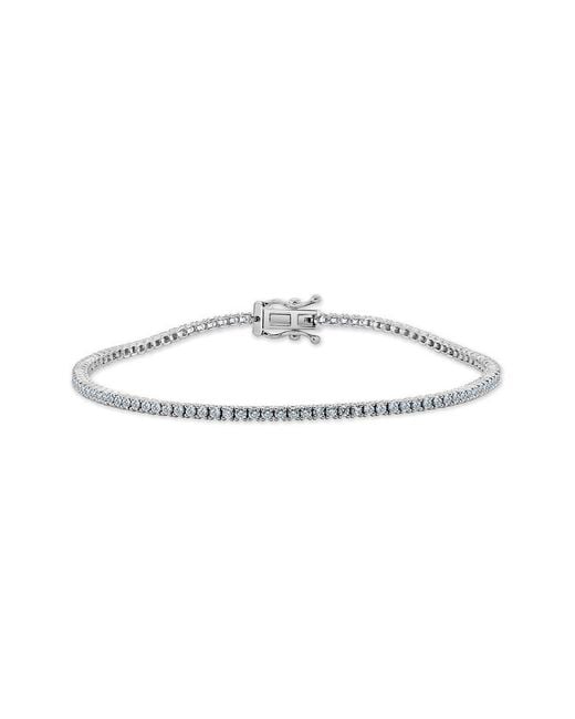 Sabrina Designs Multicolor 14k 1.40 Ct. Tw. Diamond Tennis Bracelet