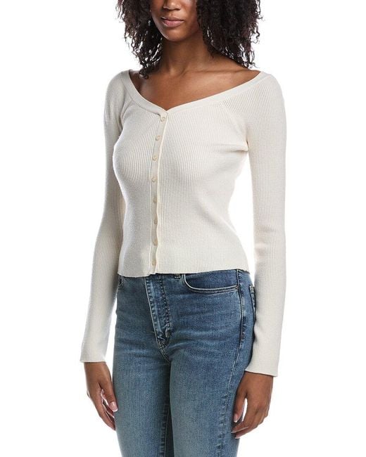 Z Supply White Jovy Sweater Top