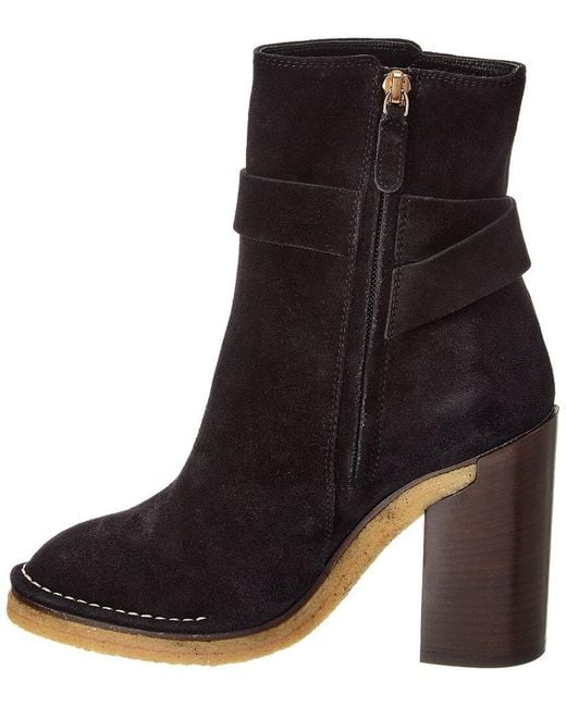 Tod's Black Haircalf Bootie