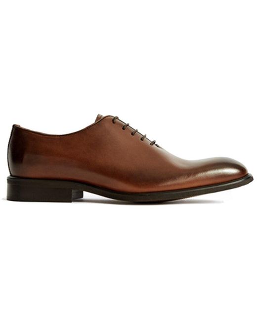 Reiss Brown Lucas Wholecut Lace-up Leather Shoe for men