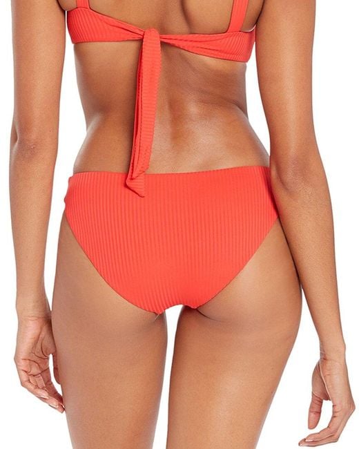 Vitamin A Red Midori Bikini Bottom