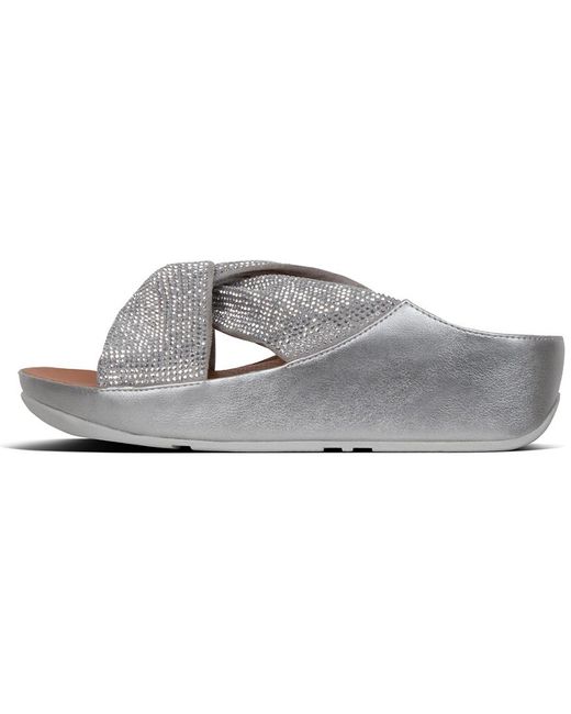 fitflop twiss leather slides