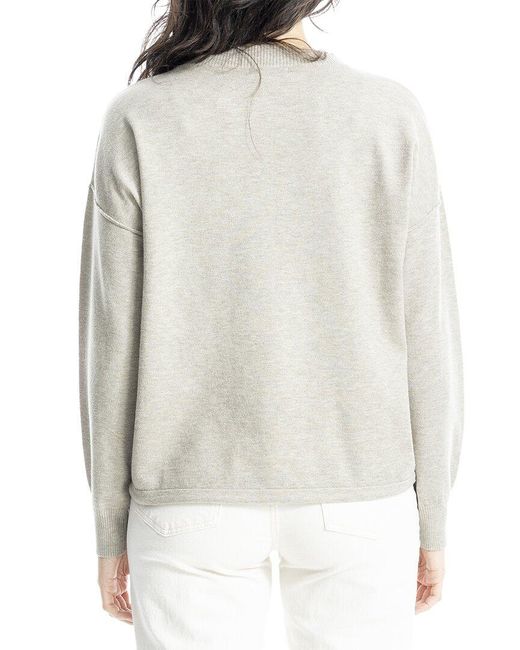 Max Studio Gray Sweater Sweatshirt
