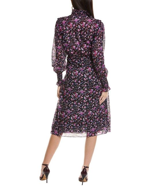 Isabel Marant Purple Isabel Marant Etoile Midi Shirtdress
