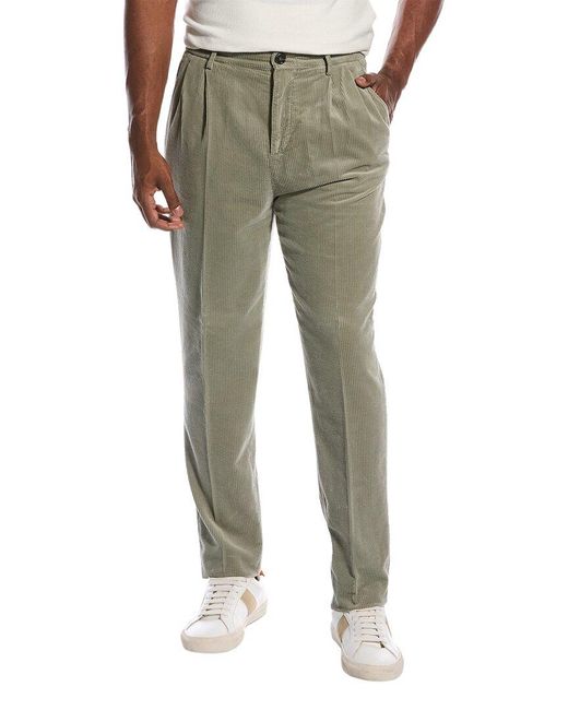 Brunello Cucinelli Green Easy Fit Pant for men