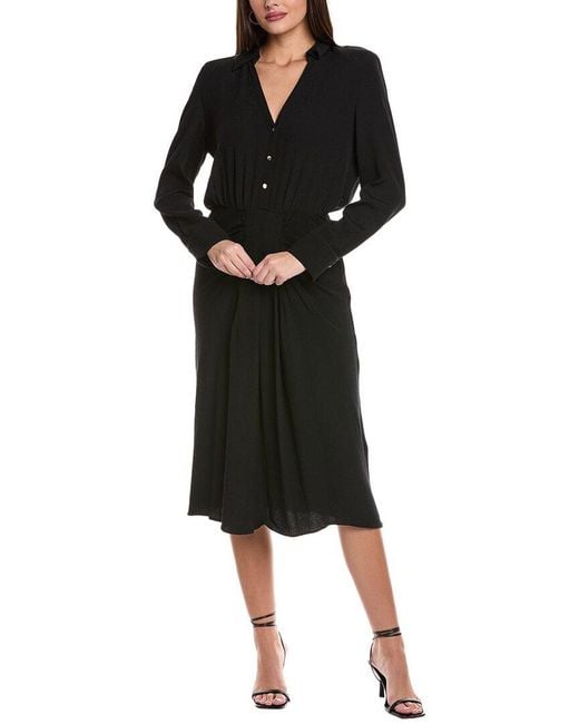 Ba&sh Black Uria Midi Dress